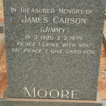 MOORE James Carson 1920-1975