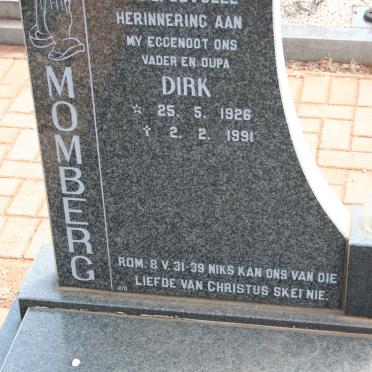 MOMBERG Dirk 1926-1991