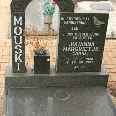 MOUSKI Johanna Margrietje 1928-1997