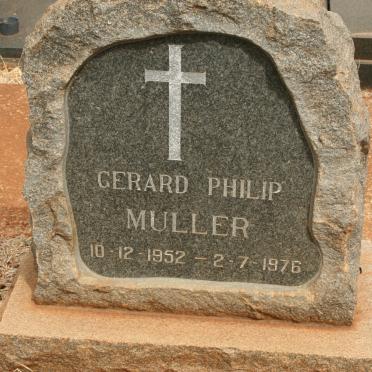 MULLER Gerard Philip 1952-1976