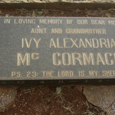 McCORMACK Ivy Alexandria
