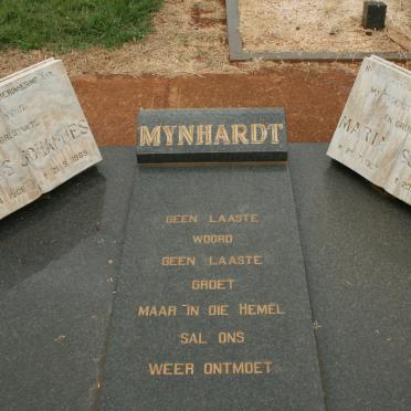 MYNHARDT Tobias Johannes 1906-1989 &amp; Maria Susanna 1907-1984