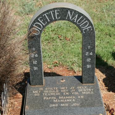 NAUDE Odette 1991-1991