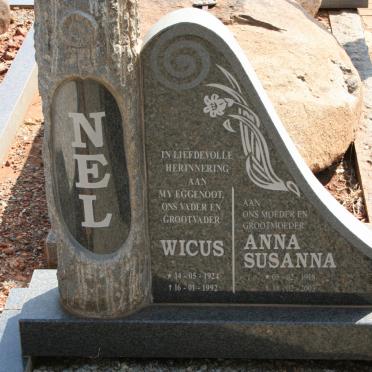 NEL Wicus 1924-1992 &amp; Anna Susanna 1918-2003