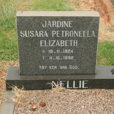 NELLIE Jardine Susara Petronella Elizabeth 1924-1992