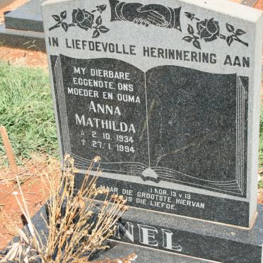 NEL Anna Mathilda 1934-1994