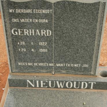 NIEUWOUDT Gerhard 1922-1986
