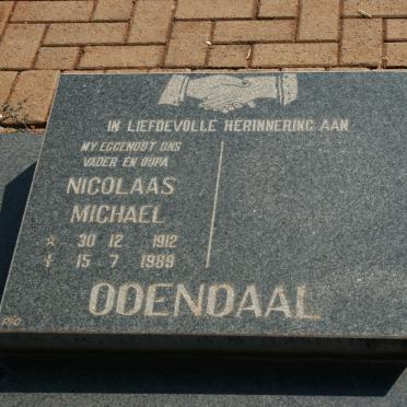 ODENDAAL Nicolaas Michael 1912-1989