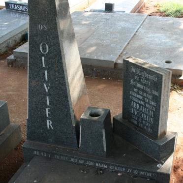 OLIVIER Abraham Jacobus 1927-1972