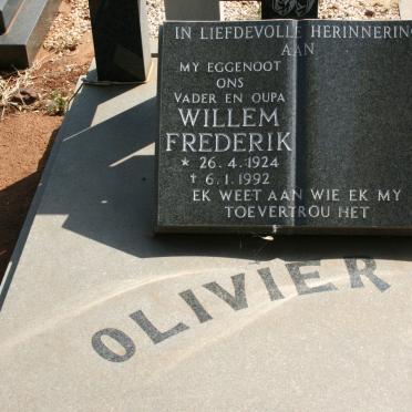 OLIVIER Willem Frederik 1924-1992