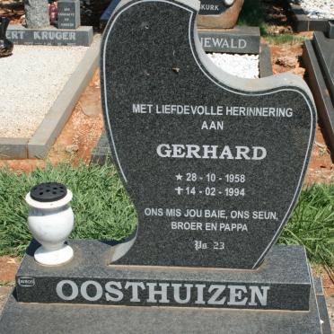 OOSTHUIZEN Gerhard 1958-1994
