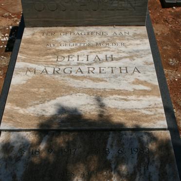 OOSTHUIZEN Deliah Margaretha 1917-1983