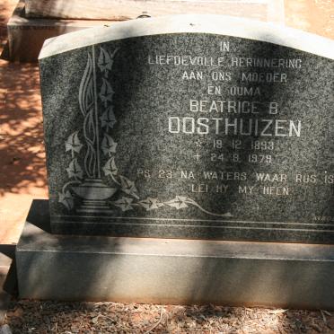 OOSTHUIZEN Beatrice B. 1893-1979