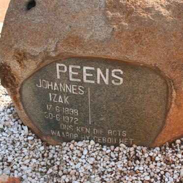 PEENS Johannes Izak 1898-1972