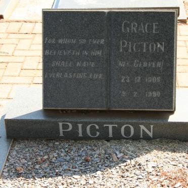 PICTON Grace nee GLOVER 1908-1990