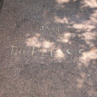 PLESSIS Hennie, du 1935-1979