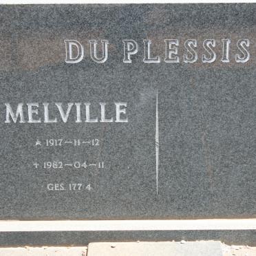 PLESSIS Melville, du 1917-1982