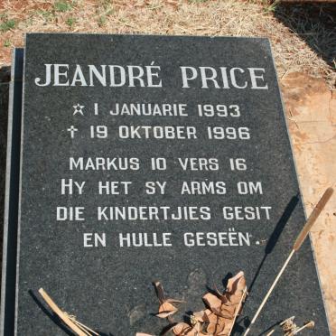 PRICE Jeandré 1993-1996