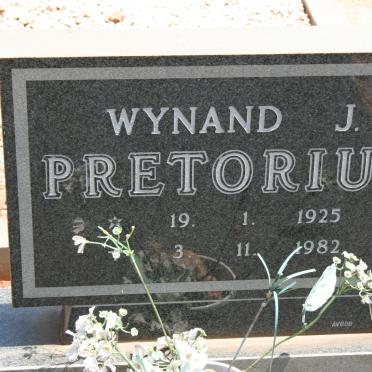 PRETORIUS Wynand J. 1925-1982