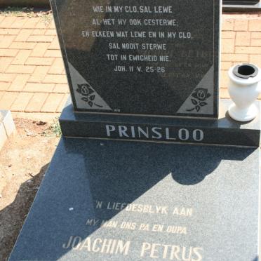 PRINSLOO Joachim Petrus 1930-1990