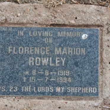 ROWLEY Florence Marion 1919-1994