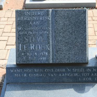 ROUX Steve, le 1928-1991