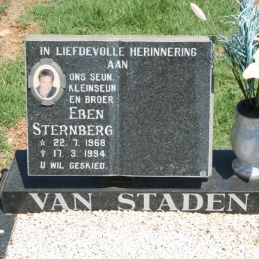 STADEN Eben Sternberg, van 1968--1994