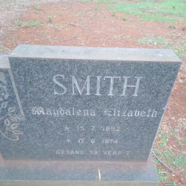 SMITH Magdalena Elizabeth 1892-1974