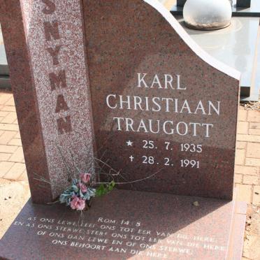 SNYMAN Karl Christiaan Traugott 1935-1991
