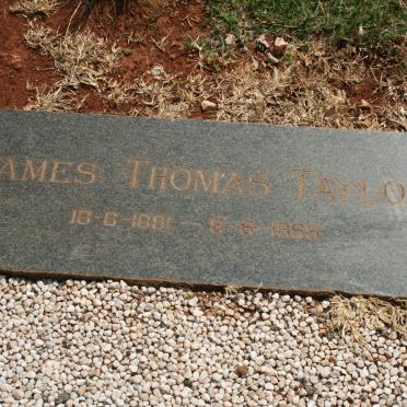 TAYLOR James Thomas1891-1965