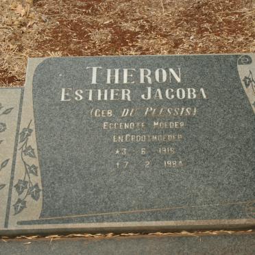 THERON Esther Jacoba nee DU PLESSIS 1916-1984