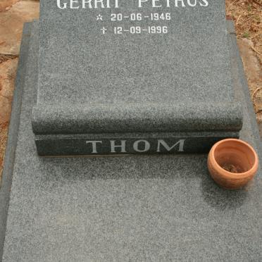 THOM Gerrit Petrus 1946-1996