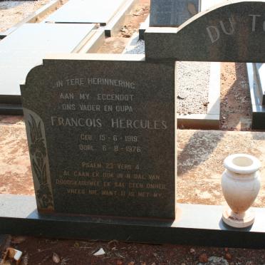TOIT Francois Hercules, du 1919-1976