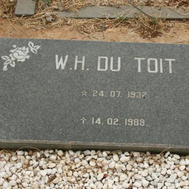 TOIT W.H., du 1932-1988