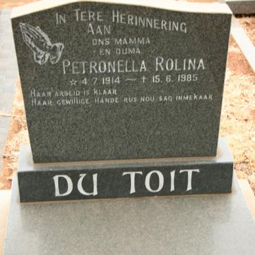 TOIT Petronella Rolina, du 1914-1985