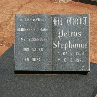 TOIT Petrus Stephanus, du 1909-1978