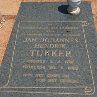 TUKKER Jan Johannes Hendrik 1926-1980