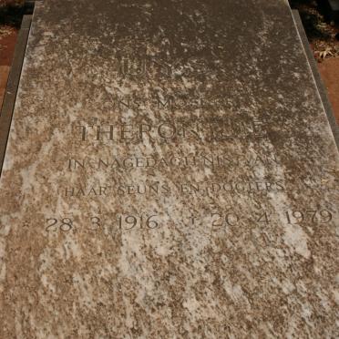 UYS Therontjie 1916-1979