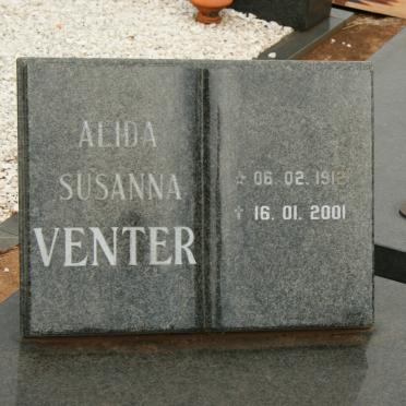 VENTER Alida Susanna 1912-2001