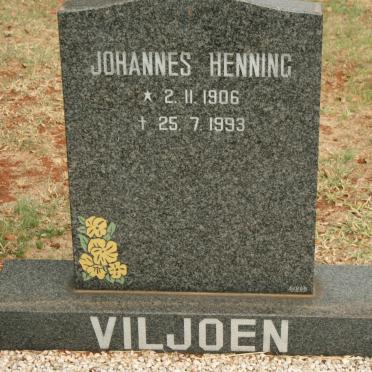 VILJOEN Johannes Henning 1906-1993