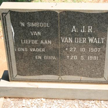 WALT A.J.R., van der 1907-1981