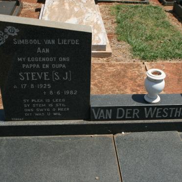 WESTHUIZEN S.J., van der 1925-1982