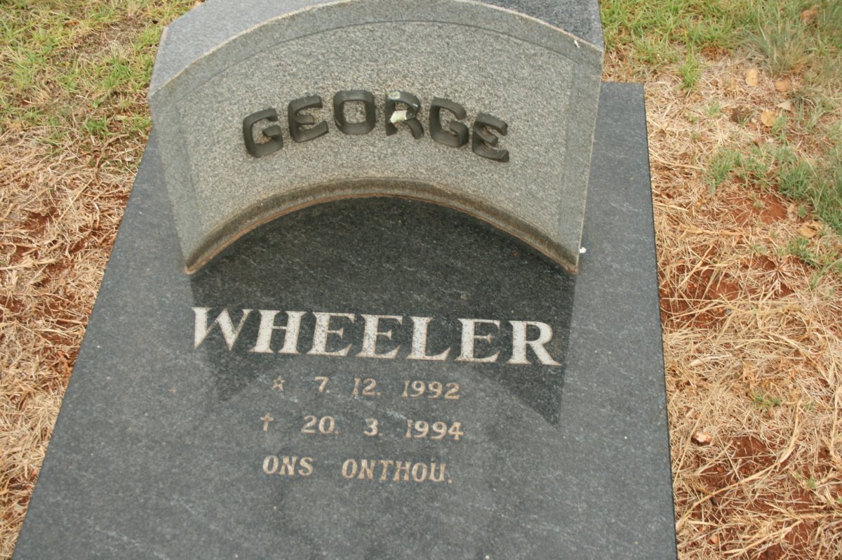 WHEELER George 1992-1994
