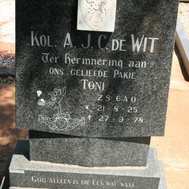 WIT A.J., de 1925-1978