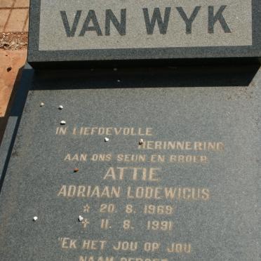 WYK Adriaan Lodewicus, van 1969-1991