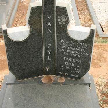 ZYL Doreen Isabel, van 1952-1995
