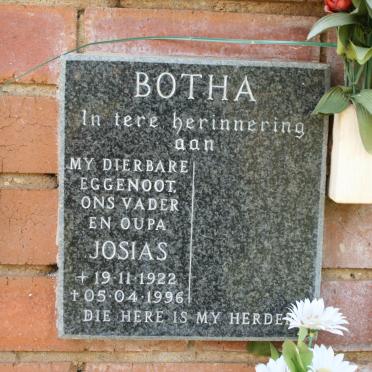 BOTHA Josias 1922-1996