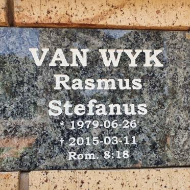 WYK Rasmus Stefanus, van 1979-2015