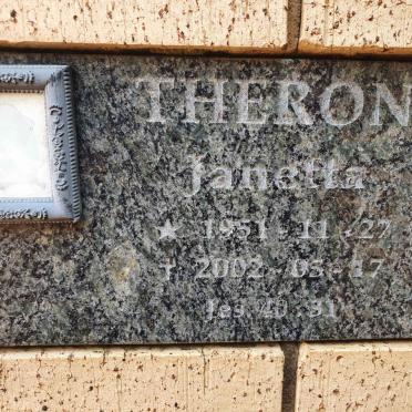 THERON Janetta 1951-2002