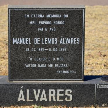 ÁLVARES Manuel De Lemos 1921-1999